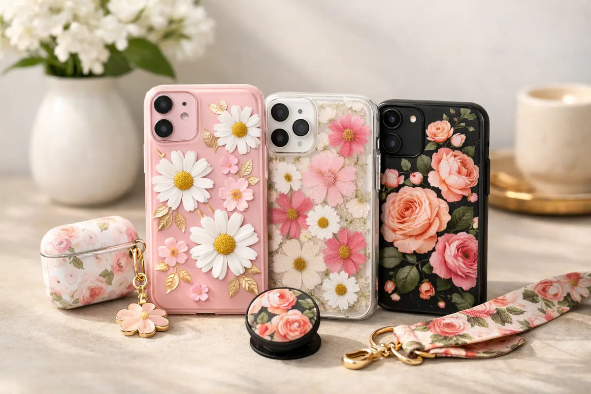 Floral Phone Accessories That Make a Statement