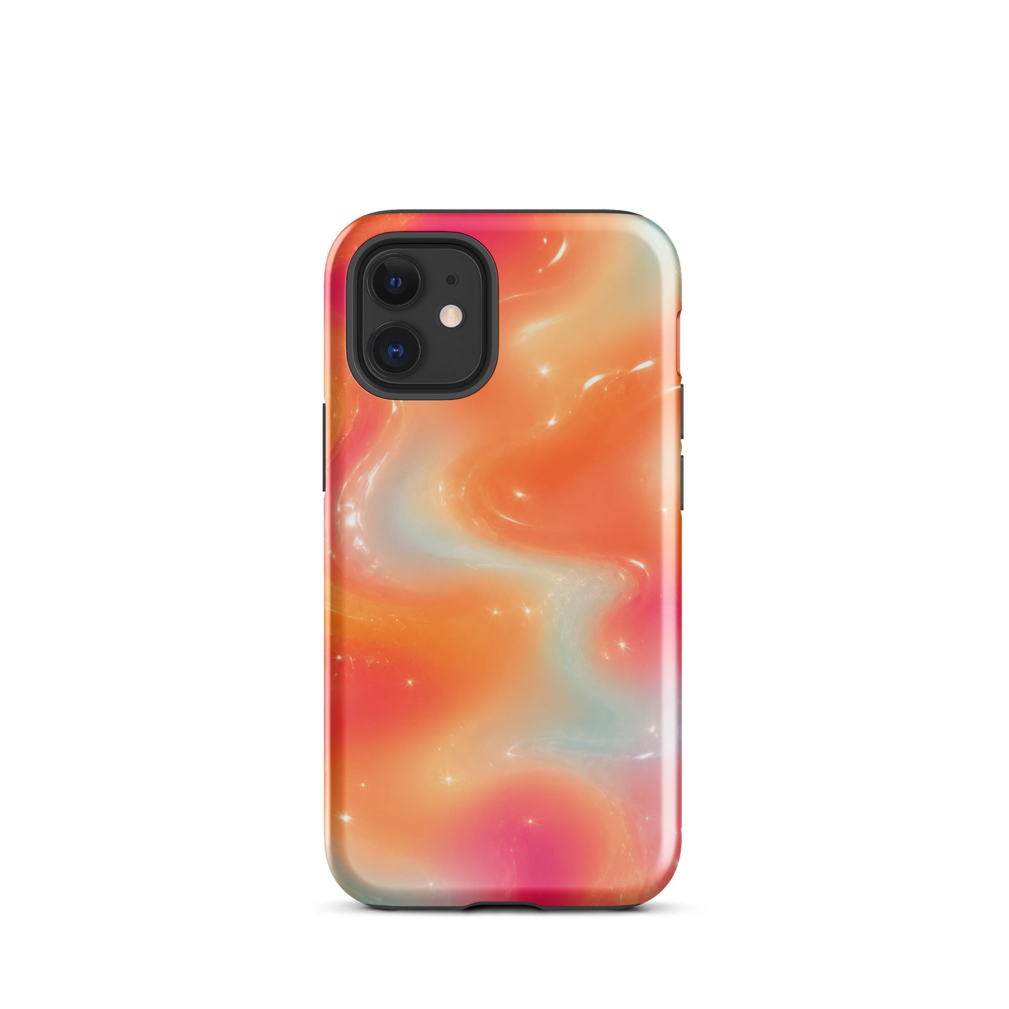 Back view of stylish iPhone dual layer case