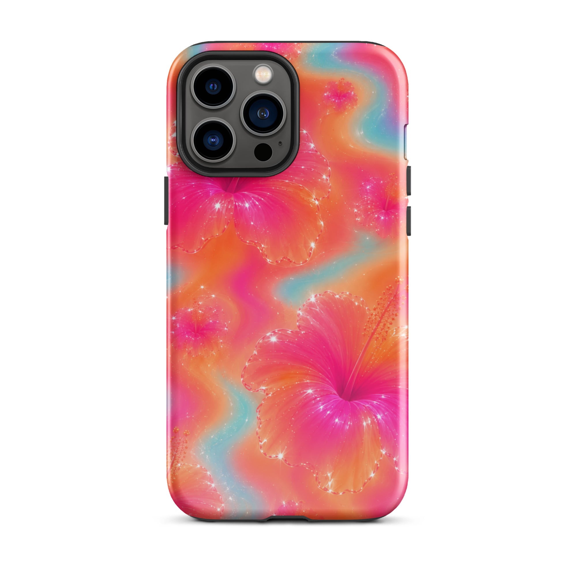 Close-up of iPhone case with precise cutouts and impact protection