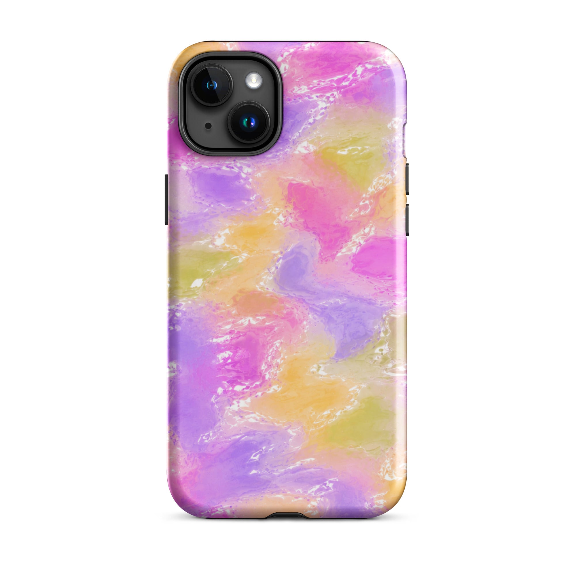 Vibrant abstract iPhone case with durable protection