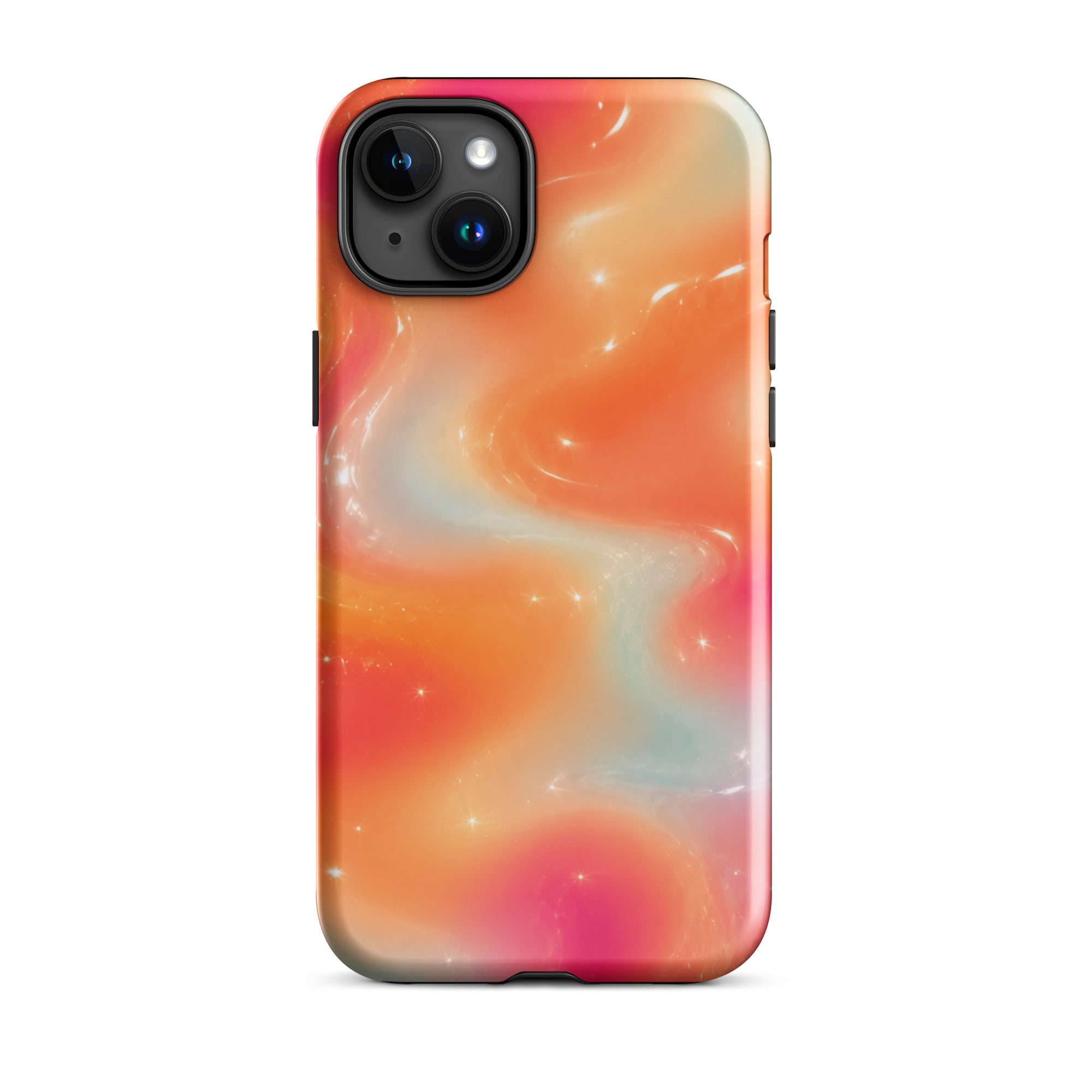 Front view of iPhone with impact protection and precise port cutouts