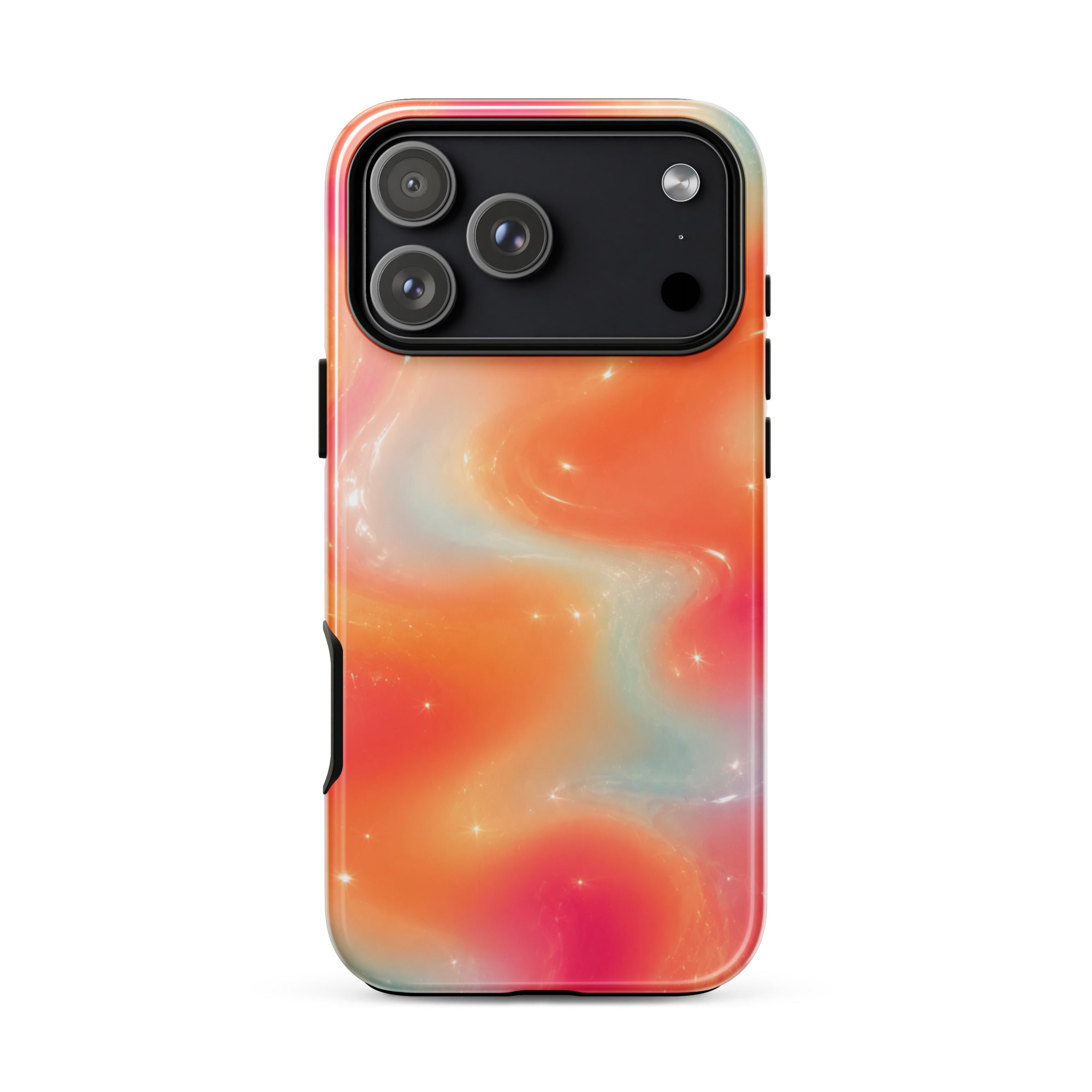 Colorful iPhone case with triple camera cutout