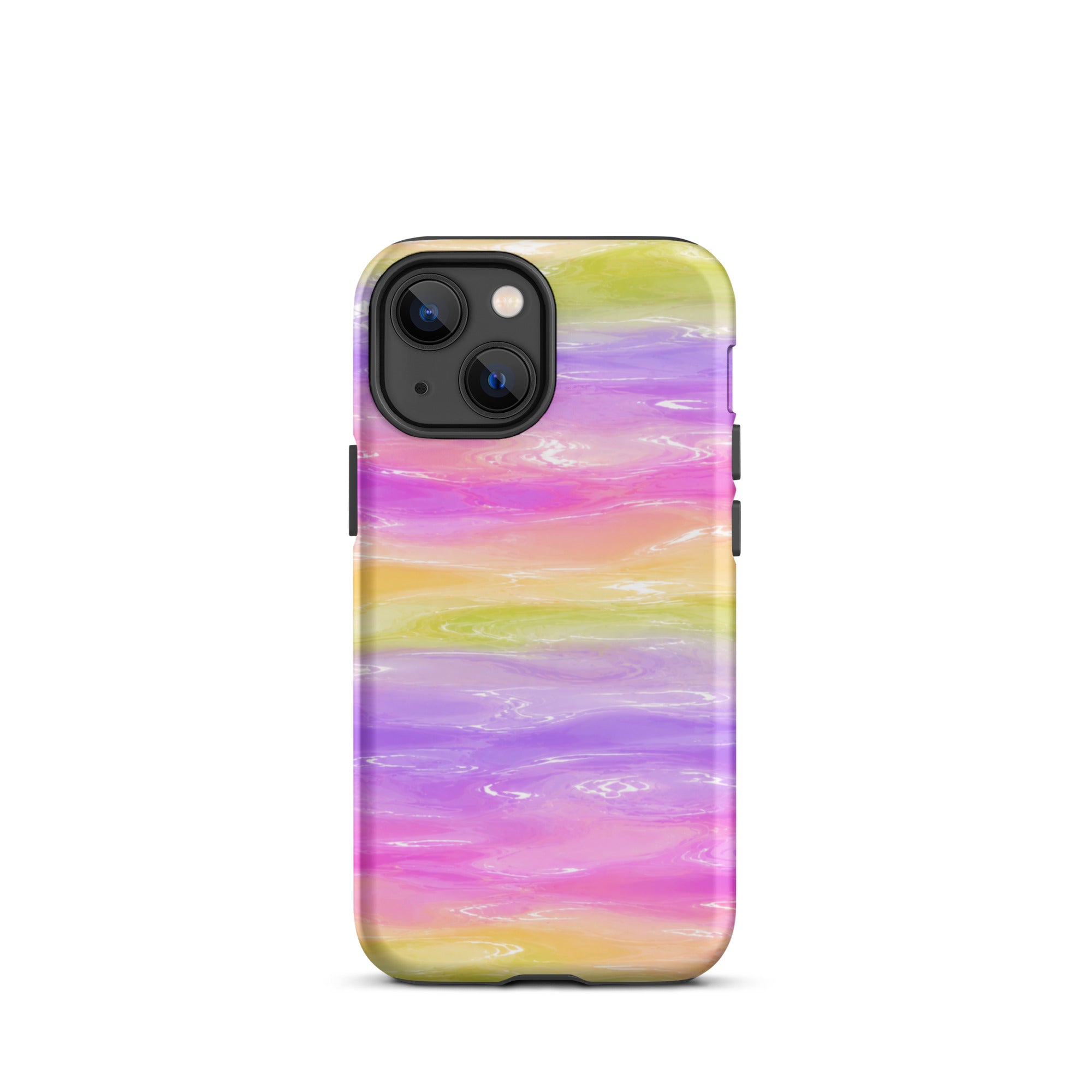 Close-up of iPhone case with precise port openings and impact resistance