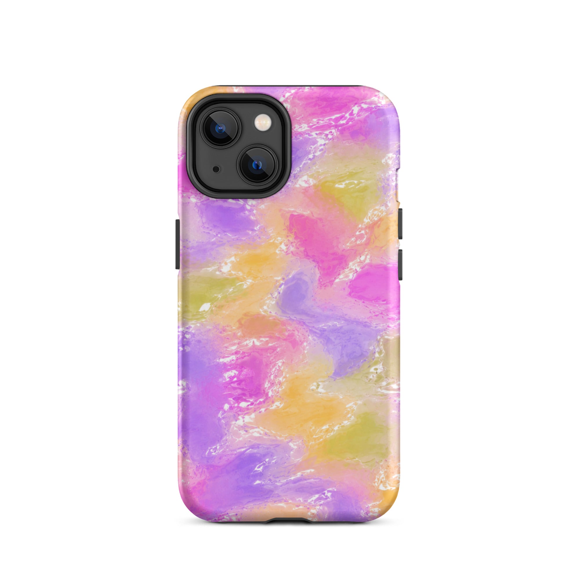 Side view of iPhone case showing impact protection and precise cutouts