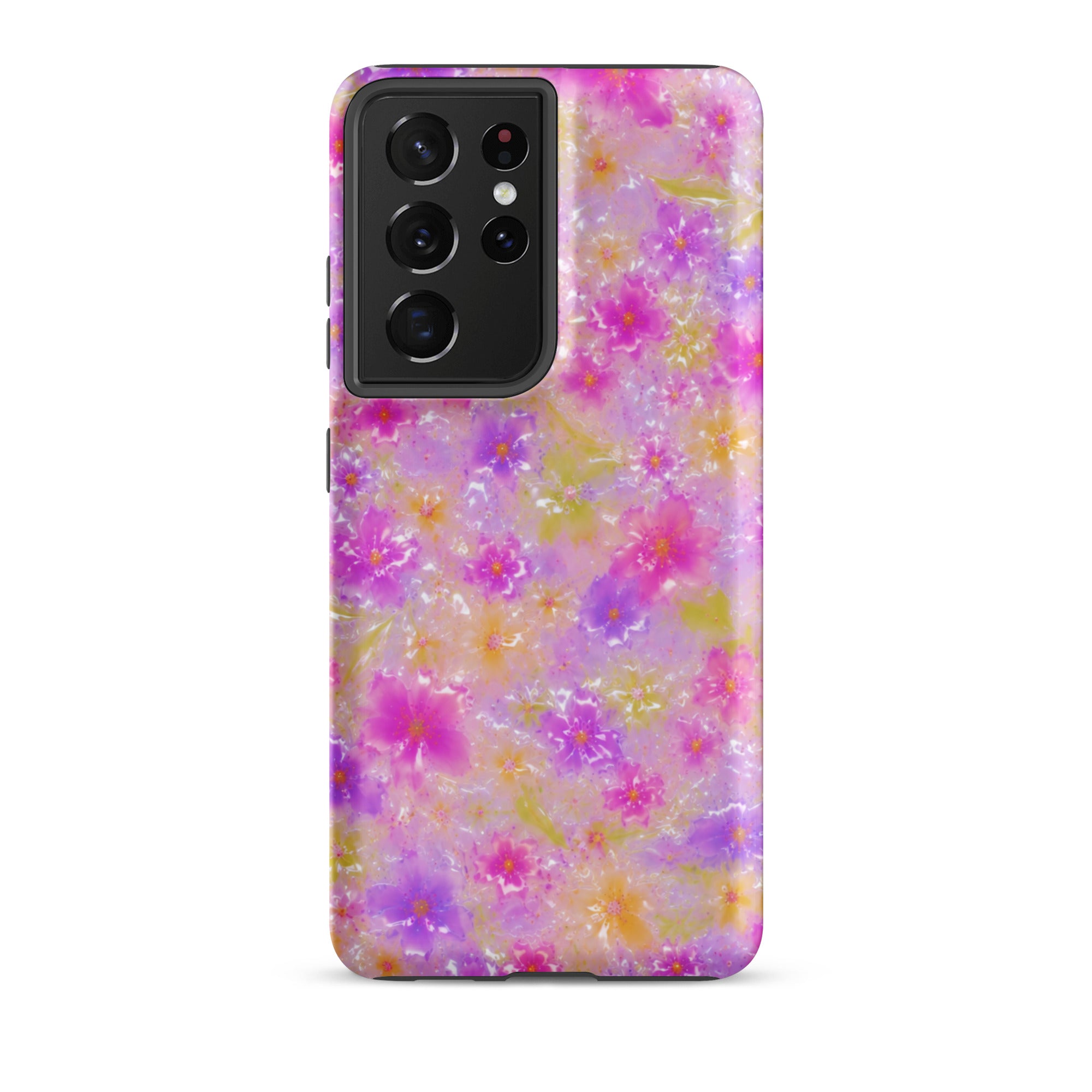 Durable floral Samsung device case